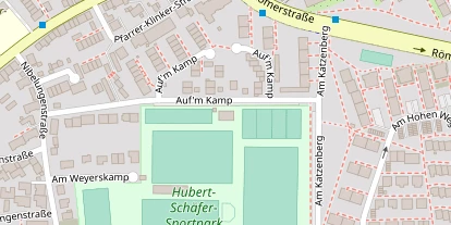 Tennisverein auf Satellitenbild