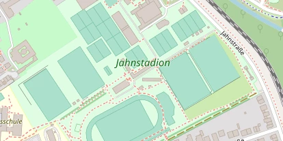 Tennisverein auf Satellitenbild