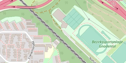 Tennisverein auf Satellitenbild