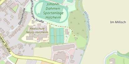 Tennisverein auf Satellitenbild