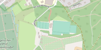 Tennisverein auf Satellitenbild