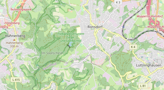 Tennisverein auf Karte