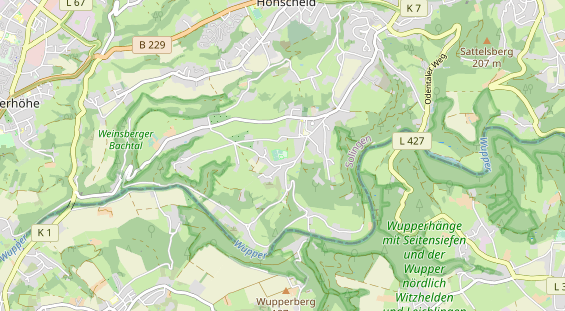 Tennisverein auf Karte