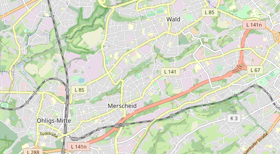 Tennisverein auf Karte