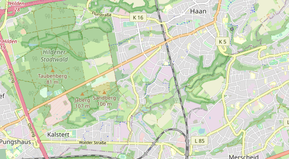 Tennisverein auf Karte