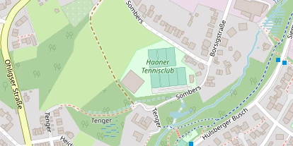 Tennisverein auf Satellitenbild