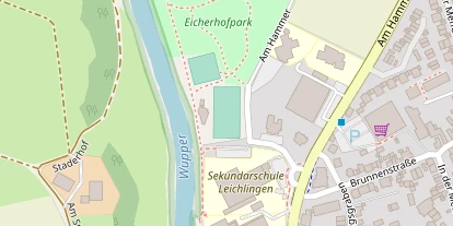 Tennisverein auf Satellitenbild