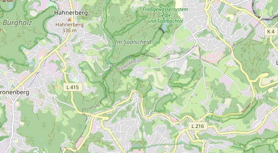 Tennisverein auf Karte