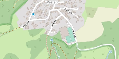 Tennisverein auf Satellitenbild