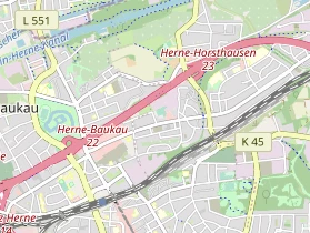 Tennisverein auf Karte