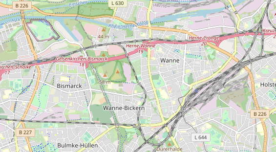 Tennisverein auf Karte