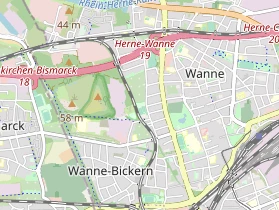 Tennisverein auf Karte