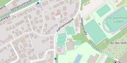 Tennisverein auf Satellitenbild
