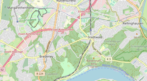 Tennisverein auf Karte