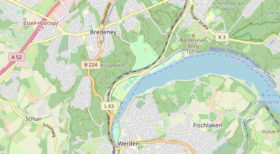 Tennisverein auf Karte