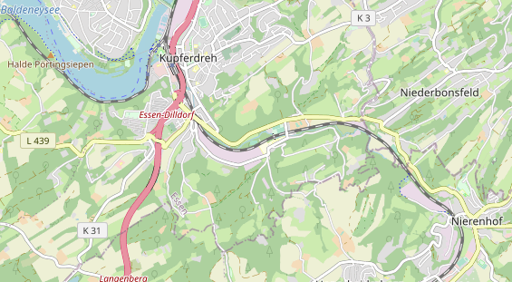 Tennisverein auf Karte