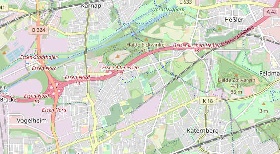 Tennisverein auf Karte