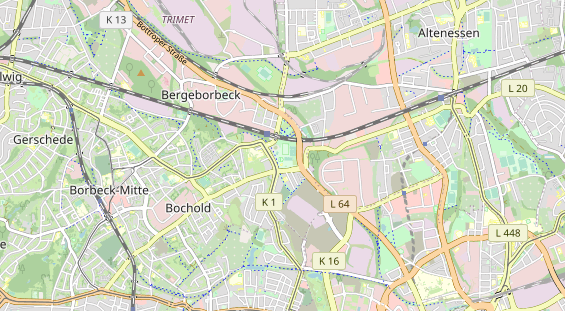 Tennisverein auf Karte