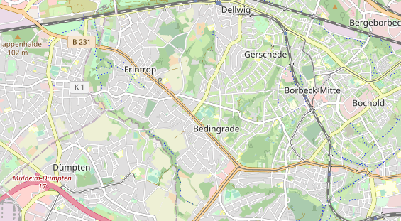 Tennisverein auf Karte