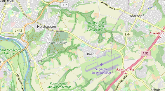 Tennisverein auf Karte