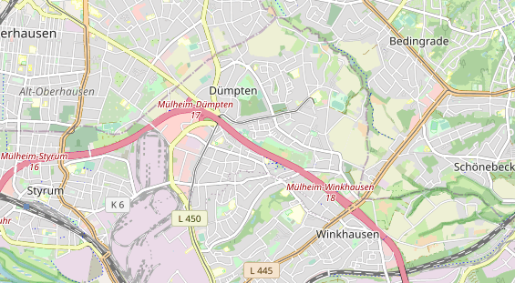 Tennisverein auf Karte