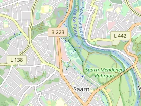 Tennisverein auf Karte