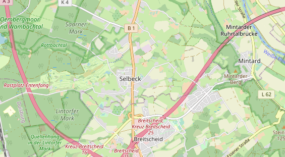 Tennisverein auf Karte