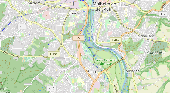 Tennisverein auf Karte