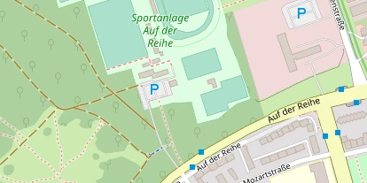 Tennisverein auf Satellitenbild