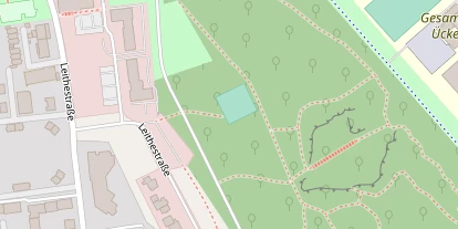 Tennisverein auf Satellitenbild