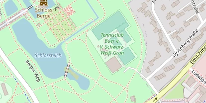 Tennisverein auf Satellitenbild