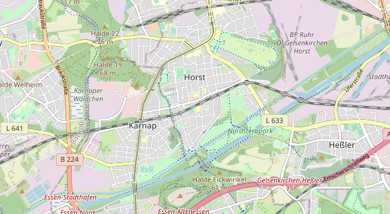 Tennisverein auf Karte