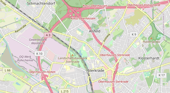 Tennisverein auf Karte