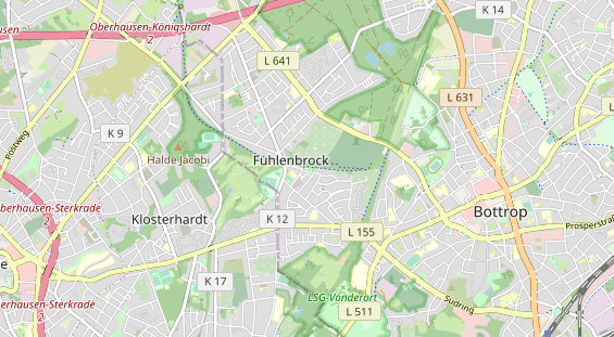 Tennisverein auf Karte