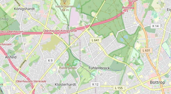 Tennisverein auf Karte