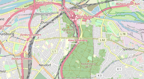 Tennisverein auf Karte