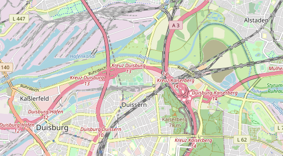 Tennisverein auf Karte