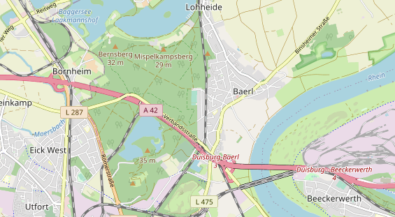 Tennisverein auf Karte