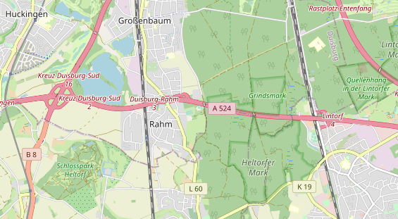 Tennisverein auf Karte