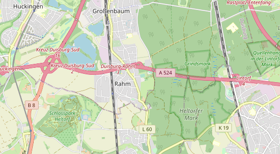 Tennisverein auf Karte