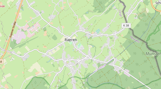 Tennisverein auf Karte