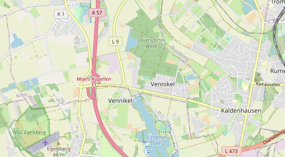 Tennisverein auf Karte