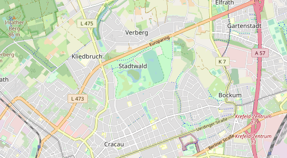 Tennisverein auf Karte