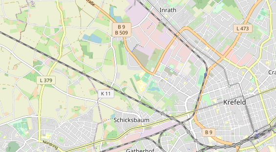 Tennisverein auf Karte