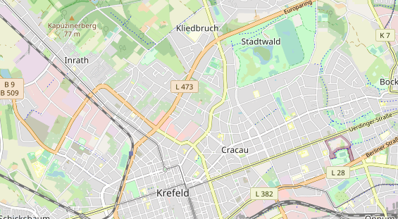 Tennisverein auf Karte