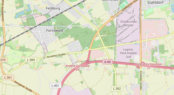 Tennisverein auf Karte