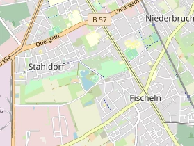 Tennisverein auf Karte