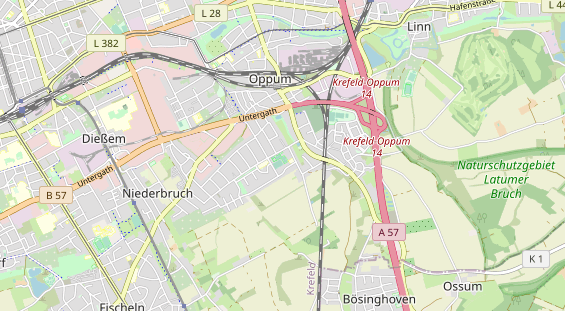 Tennisverein auf Karte