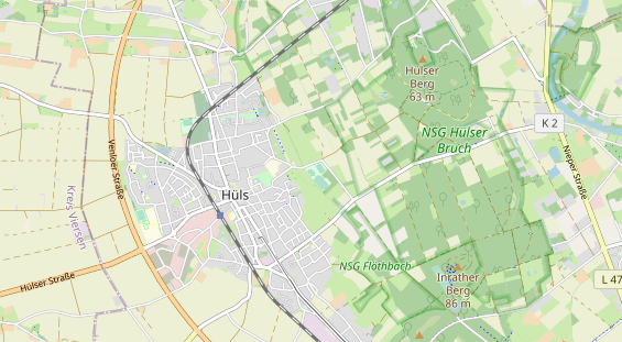 Tennisverein auf Karte