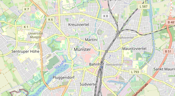 Tennisverein auf Karte